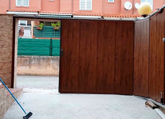 Sisweld apertura lateral de madera